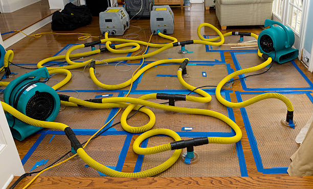 Professional Burst Pipe Water Damage technician working in Cherokee, NC